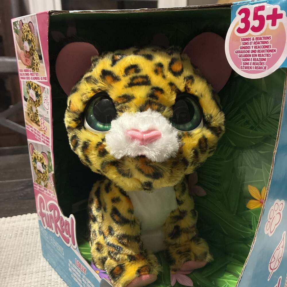 NIB FurReal Lil' Wilds Lolly the Leopard Interactive Electronic Pet FREE SHIP - Picture 5 of 7